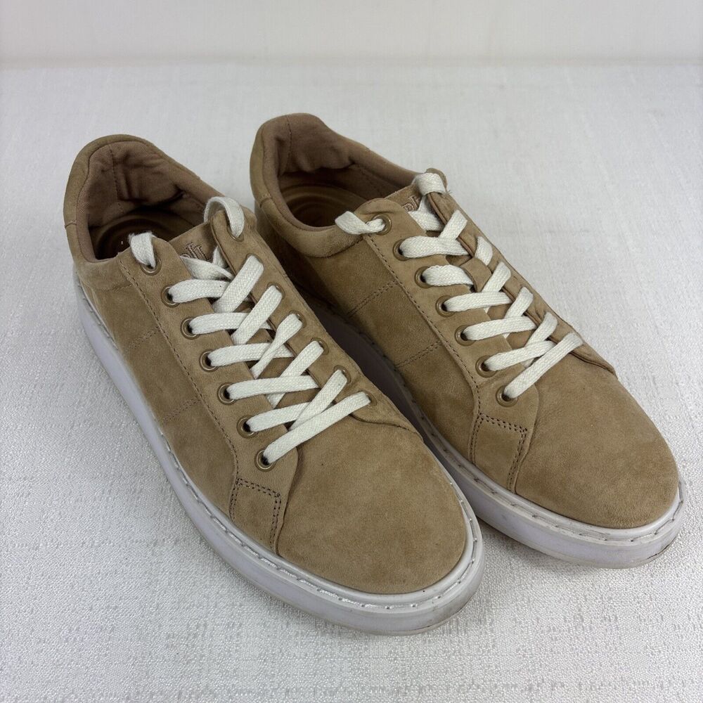 Lauren Ralph Lauren ANGELINE Brown‎ Tan Suede Preowned Fashion Women's Size 8.5